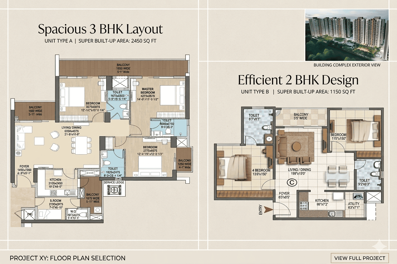 Adani Borivali East Floor Plan