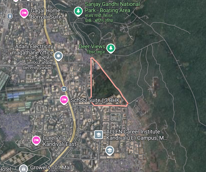 Adani Borivali East Location Map